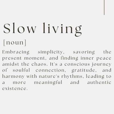 .you gotta take it slow