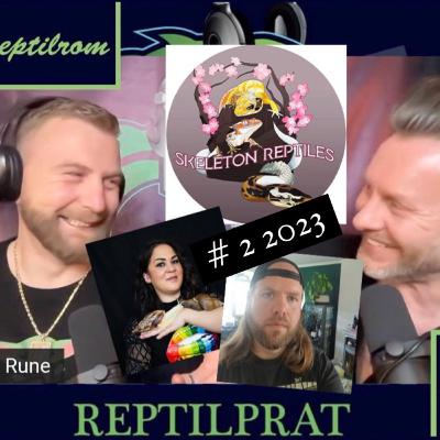 REPTILPRAT #2 med Skeleton Reptiles