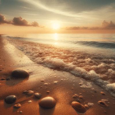 Das Flüstern der Wellen, um den Geist zu beruhigen Das Flüstern der Wellen, um den Geist zu beruhigen
