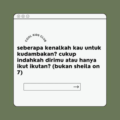 Apakah Kamu si Unik atau Ikut - Ikutan? Apakah Kamu si Unik atau Ikut - Ikutan?