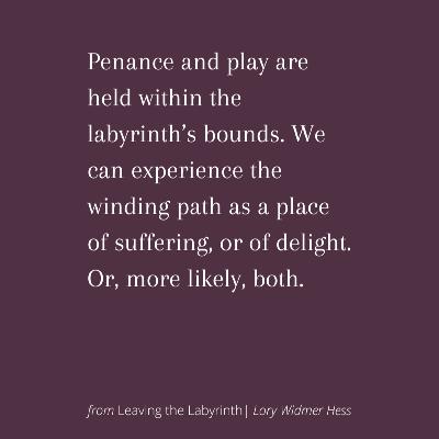 Leaving the Labyrinth by Lory Widmer Hess Leaving the Labyrinth by Lory Widmer Hess