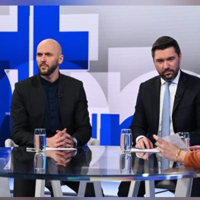 Na telo (23. 11.): Richard Takáč (Smer-SD) a Michal Truban (PS) Na telo (23. 11.): Richard Takáč (Smer-SD) a Michal Truban (PS)