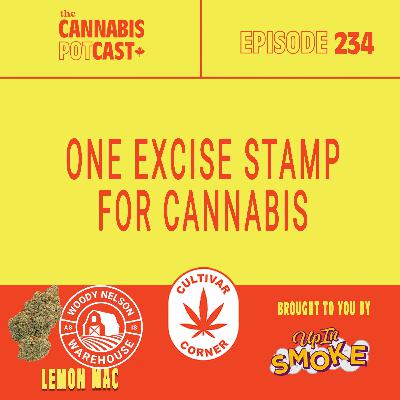 One excise stamp for cannabis One excise stamp for cannabis