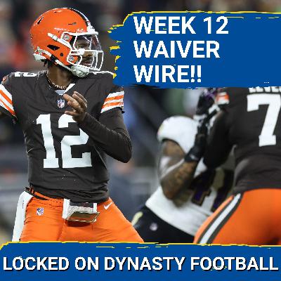Top Waiver Wire Pickups Ahead of Week 12 | START Shedeur Sanders vs. Raiders?