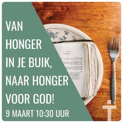 Van honger in je buik, naar honger voor God! - Mathijs Dommerholt Van honger in je buik, naar honger voor God! - Mathijs Dommerholt
