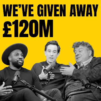 Matt Pohlson with Rory Sutherland and Elfried Samba on flatlining, £400M growth and £120M donated