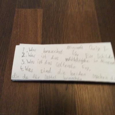 Minecraft Quiz Teil 2