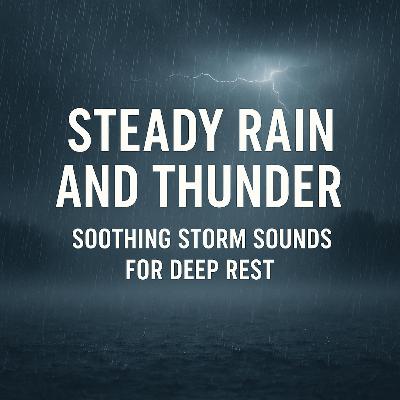 Steady Rain and Thunder | Soothing Storm Sounds for Deep Rest Steady Rain and Thunder | Soothing Storm Sounds for Deep Rest