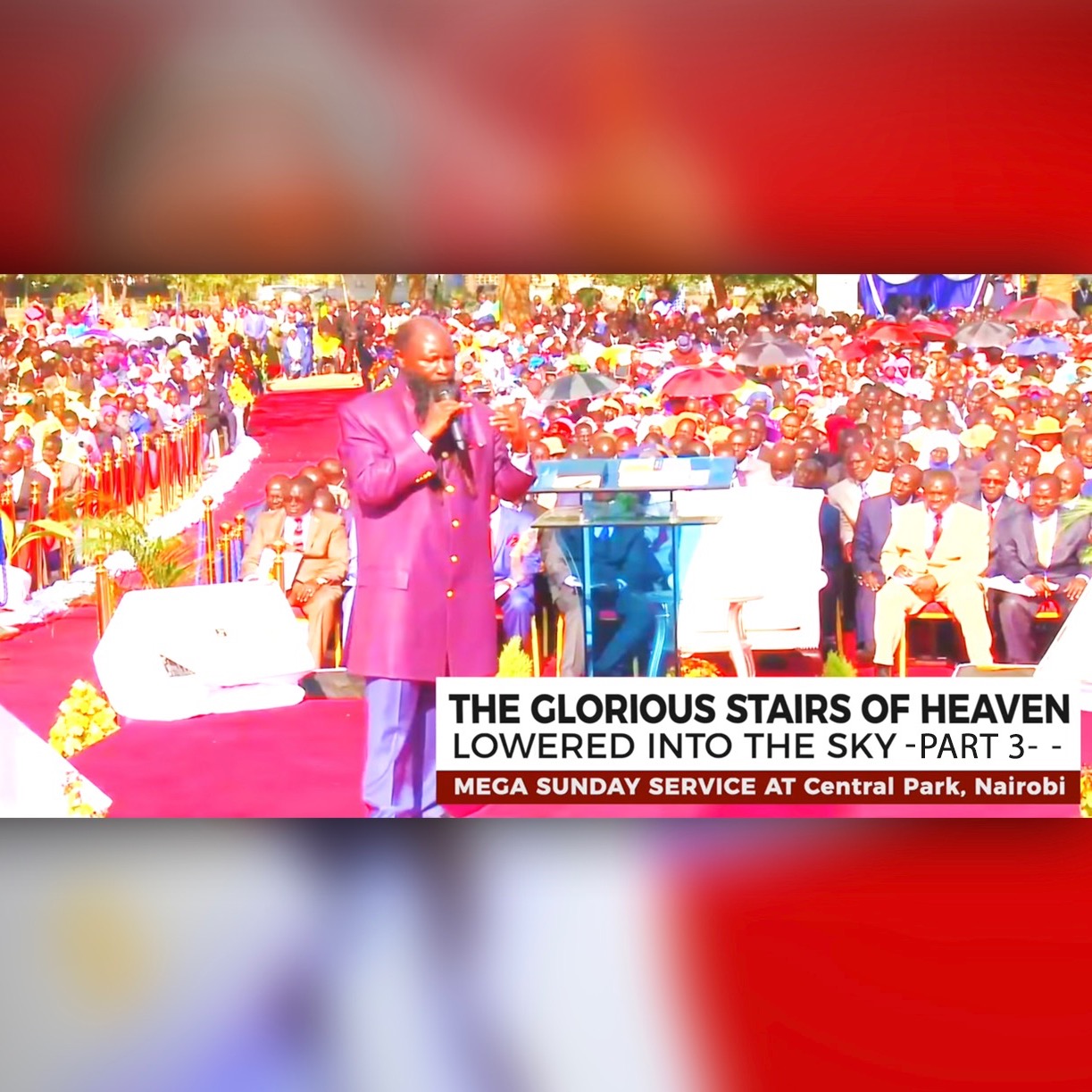 EPISODE 321 - 10FEB2019 - THE GLORIOUS STAIRS OF HEAVEN LOWERED INTO THE SKY - CENTRAL PARK, NAIROBI SUNDAY SERVICE (PART 3) - PROPHET DR. OWUOR episode artwork