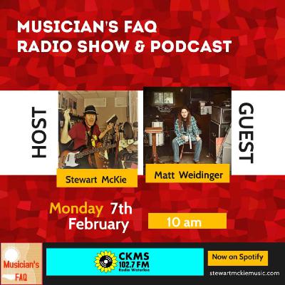 Matt Weidinger an hour of music and chat Matt Weidinger an hour of music and chat