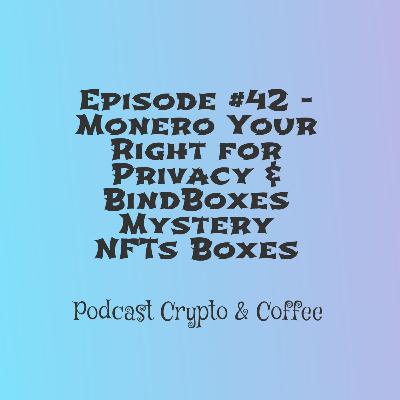 Episode #42 - Monero Your Right for Privacy & BindBoxes Mystery NFTs Boxes