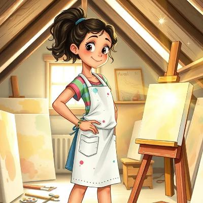 Maya and Flick's Painted Adventures - By StoryBee Tales - Bedtime Stories for Kids