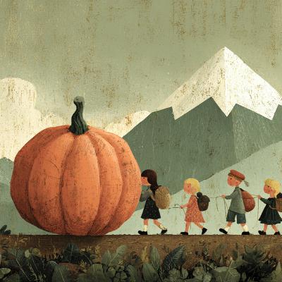 The Pumpkin Hall in Town | 镇上的南瓜大厅 | 中英文雙語故事 | Learn Mandarin & English Through Story Listening The Pumpkin Hall in Town | 镇上的南瓜大厅 | 中英文雙語故事 | Learn Mandarin & English Through Story Listening