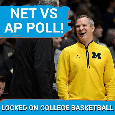 MICHIGAN vs PURDUE: AP and NET rankings disagree on top Big Ten team! | ACC-SEC challenge underway!