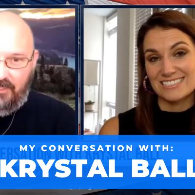 MY CONVERSATION WITH KRYSTAL BALL FROM THE HILL'S RISING: CORP MEDIA, ANDREW YANG, BERNIE SANDERS, DONALD TRUMP AND RISING.
