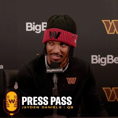 QB Jayden Daniels | October 1, 2025 | Press Pass | Washington Commanders | NFL