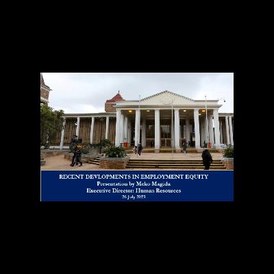 Recent Developments in Employment Equity with Meko Magida