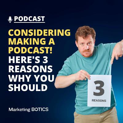 Here's 3 reasons why you should make a podcast!
