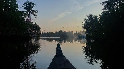 Using quiet times & creativity for healing - in Kerala, India