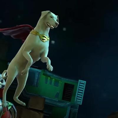 Who let the dog out! Krypto review with Burger! Who let the dog out! Krypto review with Burger!