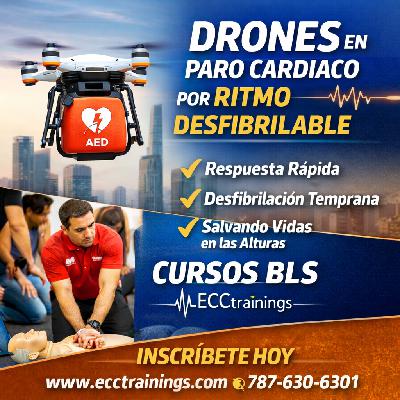 Drones en Paro Cardíaco por Ritmo Desfibrilable – El Futuro de la Reanimación Está en el Aire Drones en Paro Cardíaco por Ritmo Desfibrilable – El Futuro de la Reanimación Está en el Aire
