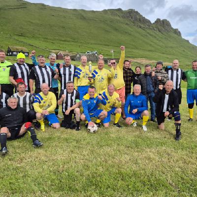 Søguligur fótbóltsdystur í Stóru Dímun