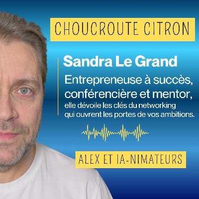 Sandra Le Grand, entrepreneuse à succès, conférencière et mentor, elle dévoile les clés du networking qui ouvre les portes de vos ambitions.