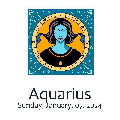 Aquarius Horoscope for Sunday, January, 07. 2024: Horoscope: Love challenges, dream career, financial adjustments, and healthful harmony await you tod... Aquarius Horoscope for Sunday, January, 07. 2024: Horoscope: Love challenges, dream career, financial adjustments, and healthful harmony await you tod...