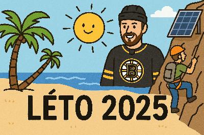 Léto 2025 🌞 | Hokej s Pastrňákem, solární šílenství a návrat po 3 týdnech!
