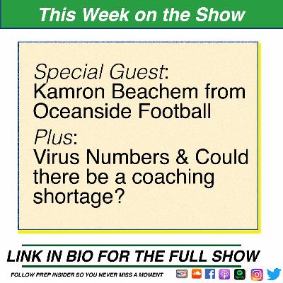 Kamron Beachem, Virius Number And A Coaching Shortage