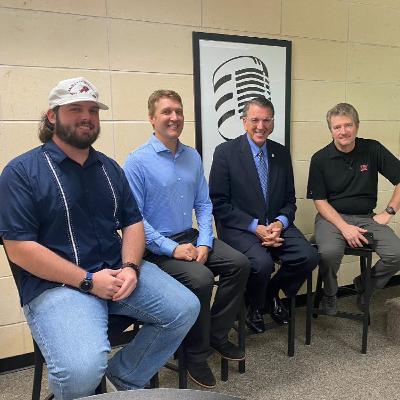 Homecoming 2022 with Alumni Director Ronnie Hall and student Isaiah Tanner Homecoming 2022 with Alumni Director Ronnie Hall and student Isaiah Tanner
