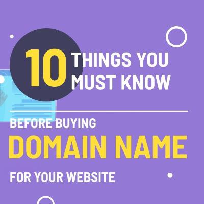 10 Things I wish I knew about domain name before buying it