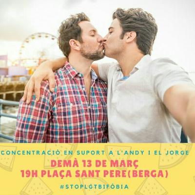 Andy: No ens espantarem per una agressió d'odi sense motiu Andy: No ens espantarem per una agressió d'odi sense motiu