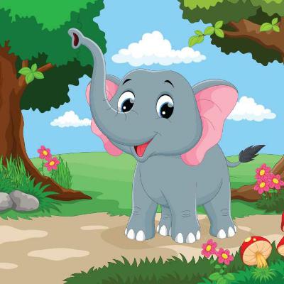 English story for kids ,the elephant