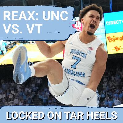 REACTION: North Carolina Tar Heels vs Virginia Tech Hokies | How Does Trimble Follow Up Career Game?