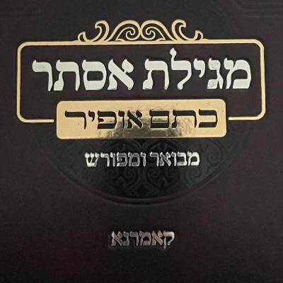 Megillat Esther - L12Y24 - Rabbi of Komarno - lesson 12 - 2024