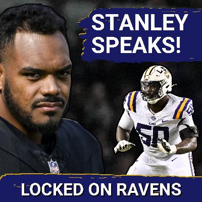 Ronnie Stanley SPEAKS UP on Emery Jones Jr., Baltimore Ravens woes, Dre'Mont Jones RIPS WILD FINE