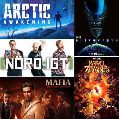 497. Den med en massa Mats-grejer, Arctic Awakening, Mafia: The Old Country, Stick, Department Q, Marvel Zombies och Alien: Earth