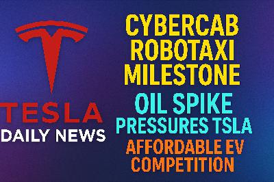 2026-03-10 Tesla News - Cybercab robotaxi milestone, Oil spike pressures TSLA, Affordable EV competition