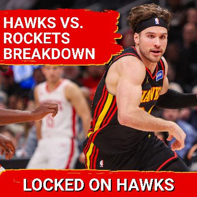 Hawks winning streak halted with blowout loss to Rockets