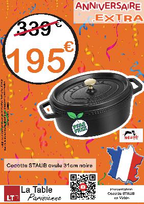 Tout ce mois d’octobre A la Table Parisienne, c’est l’anniversaire « Extraaa » !