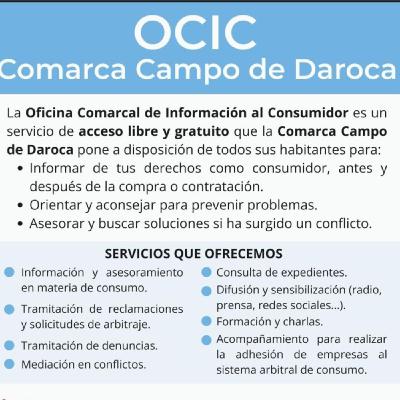 Defiende tus derechos con la oficina OCIC Comarca Campo de Daroca
