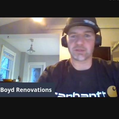 John Boyd owner of BOYD RENOVATIONS 613-608-5646 John Boyd owner of BOYD RENOVATIONS 613-608-5646
