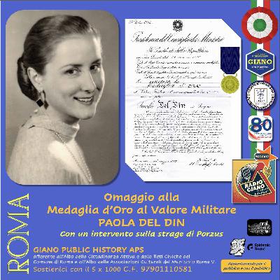 Omaggio a PAOLA DEL DIN: chiamatemi patriota, la libertà è di tutti Omaggio a PAOLA DEL DIN: chiamatemi patriota, la libertà è di tutti