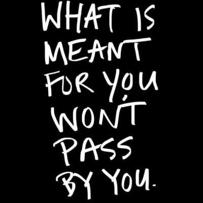 S2E16- What's Meant For You Will Find You