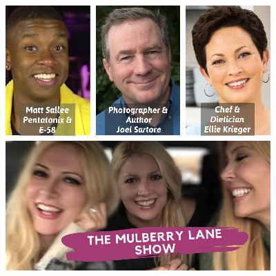 Matt Sallee of Pentatonix and E-58 | Joel Sartore | Ellie Krieger Matt Sallee of Pentatonix and E-58 | Joel Sartore | Ellie Krieger