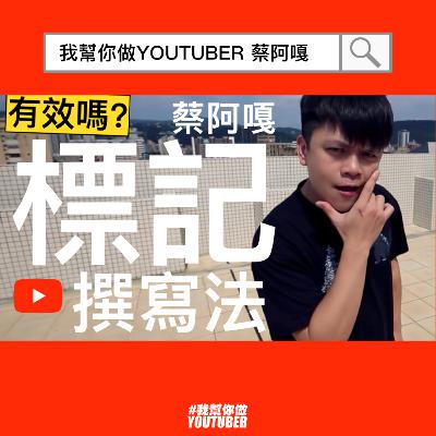 蔡阿嘎 標記撰寫法 能有效提升曝光次數嗎？|YouTube經營教學|vidIQ使用示範