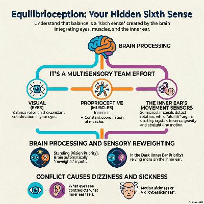 Equilibrioception: The Hidden Sense That Keeps You From Falling 🧠⚖️