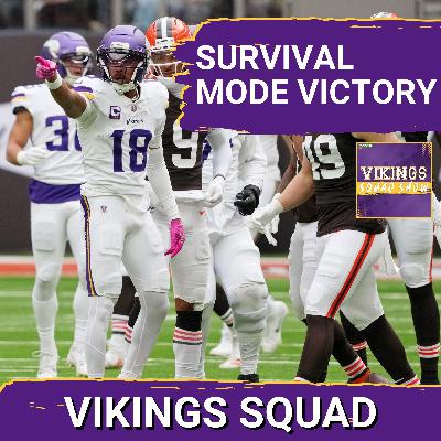 VIKINGS SQUAD SHOW: Vikings SURVIVE And Hold On For Huge Win vs Browns, 21-17