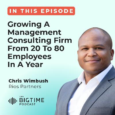 Growing a Management Consulting Firm from 20 to 80 Employees in a Year Growing a Management Consulting Firm from 20 to 80 Employees in a Year